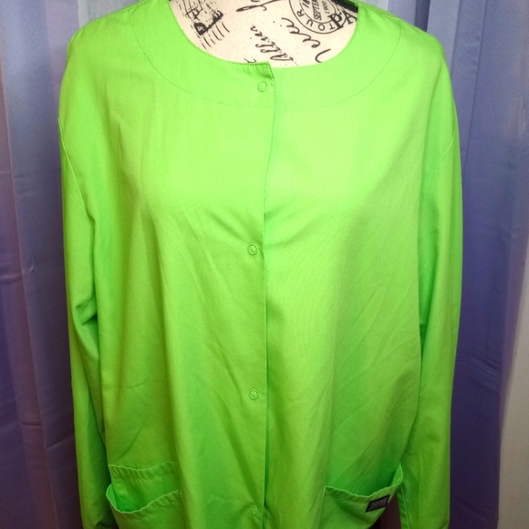 Authentic Cherokee Scrub Work wear Jackets & Coats Authentic